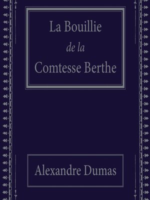 cover image of La Bouillie de la Comtesse Berthe